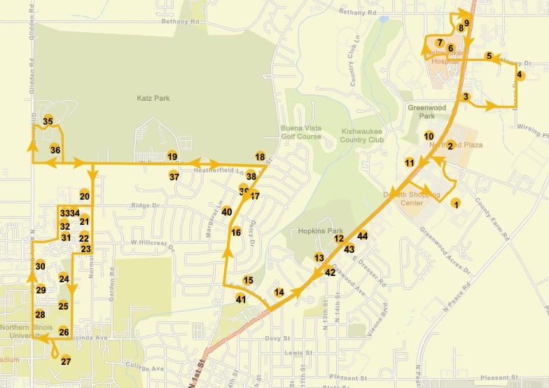 Route 18 effective 3.09.25